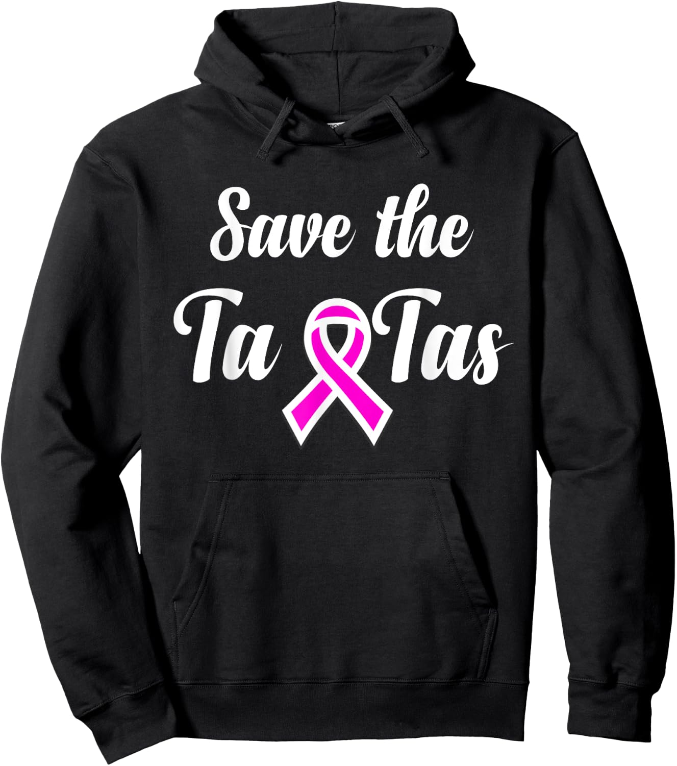 Save The Ta-Tas - Breast Cancer Awareness Hoodie - Hoodie | Black