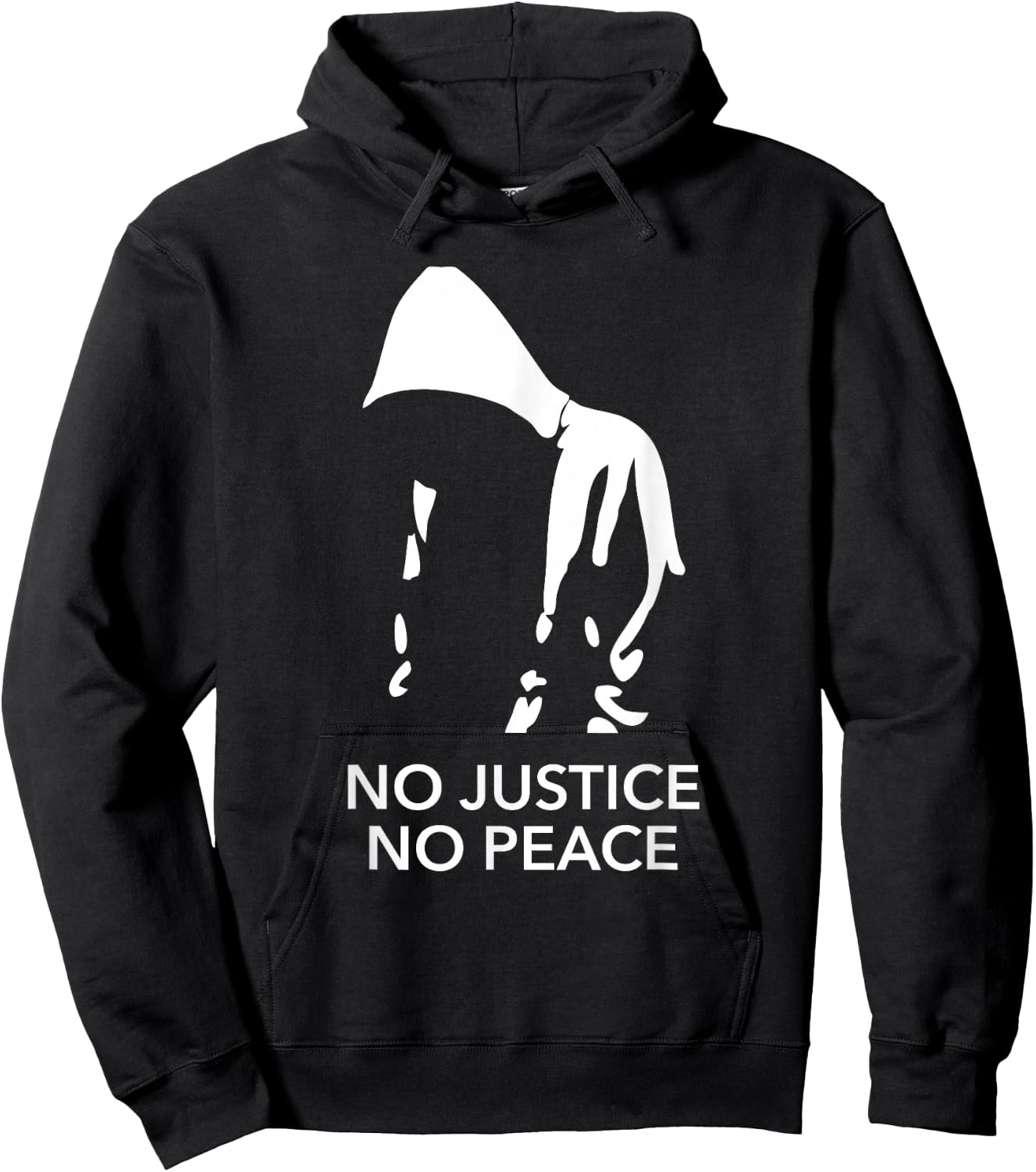 No Justice No Peace Black Lives Matter Shirt Hoodie - Hoodie | Black
