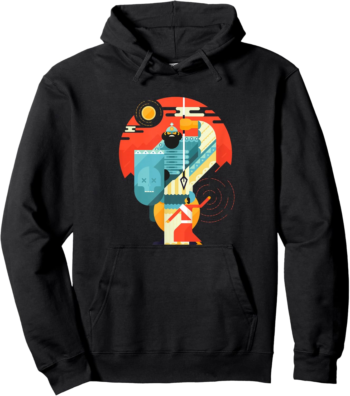 Epic David And Goliath Christian Bible - Graphic Hoodie - Hoodie | Black