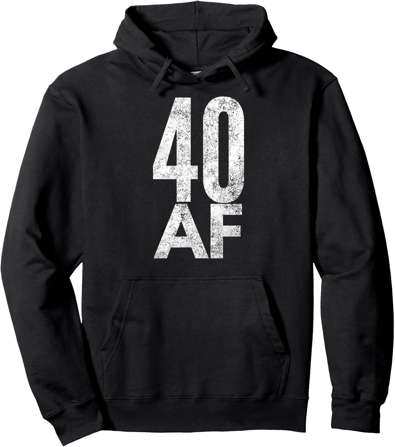 40 AF Funny 40th Birthday Gift 40 Year Old Idea 1978 Hoodie - Hoodie | Black
