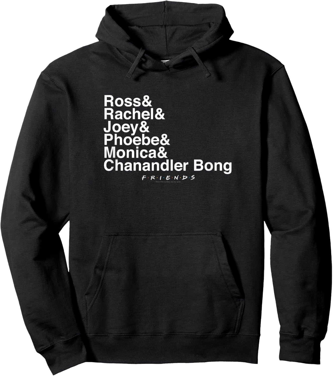 Friends Chanandler Bong Hoodie - Hoodie | Black