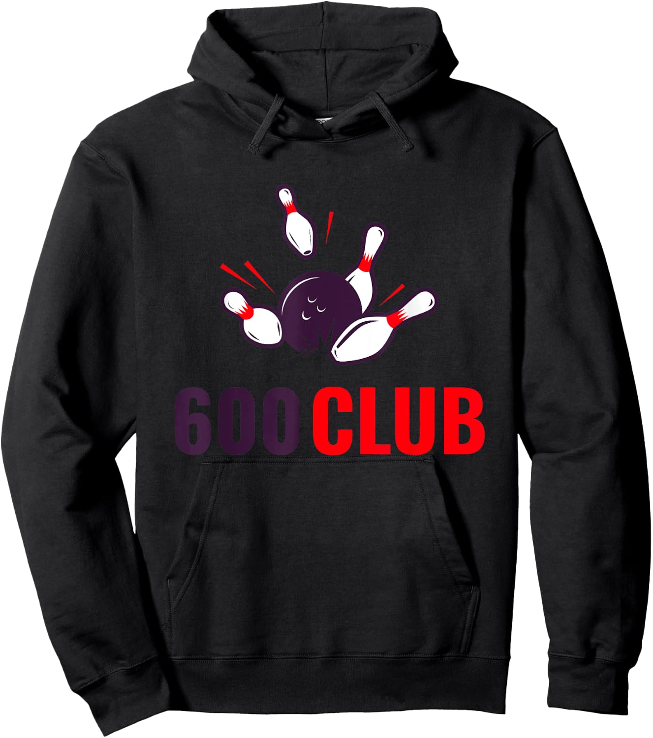 Bowling Series | 600 Club Achievement Hoodie - Hoodie | Black