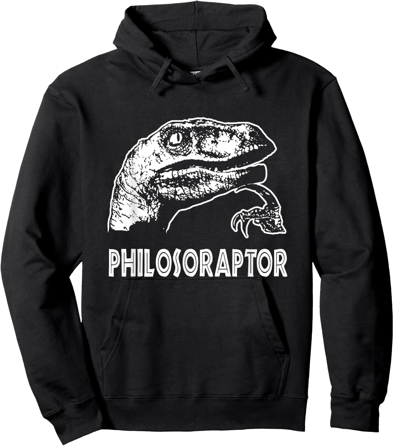 Philosoraptor Hoodie - Hoodie | Black