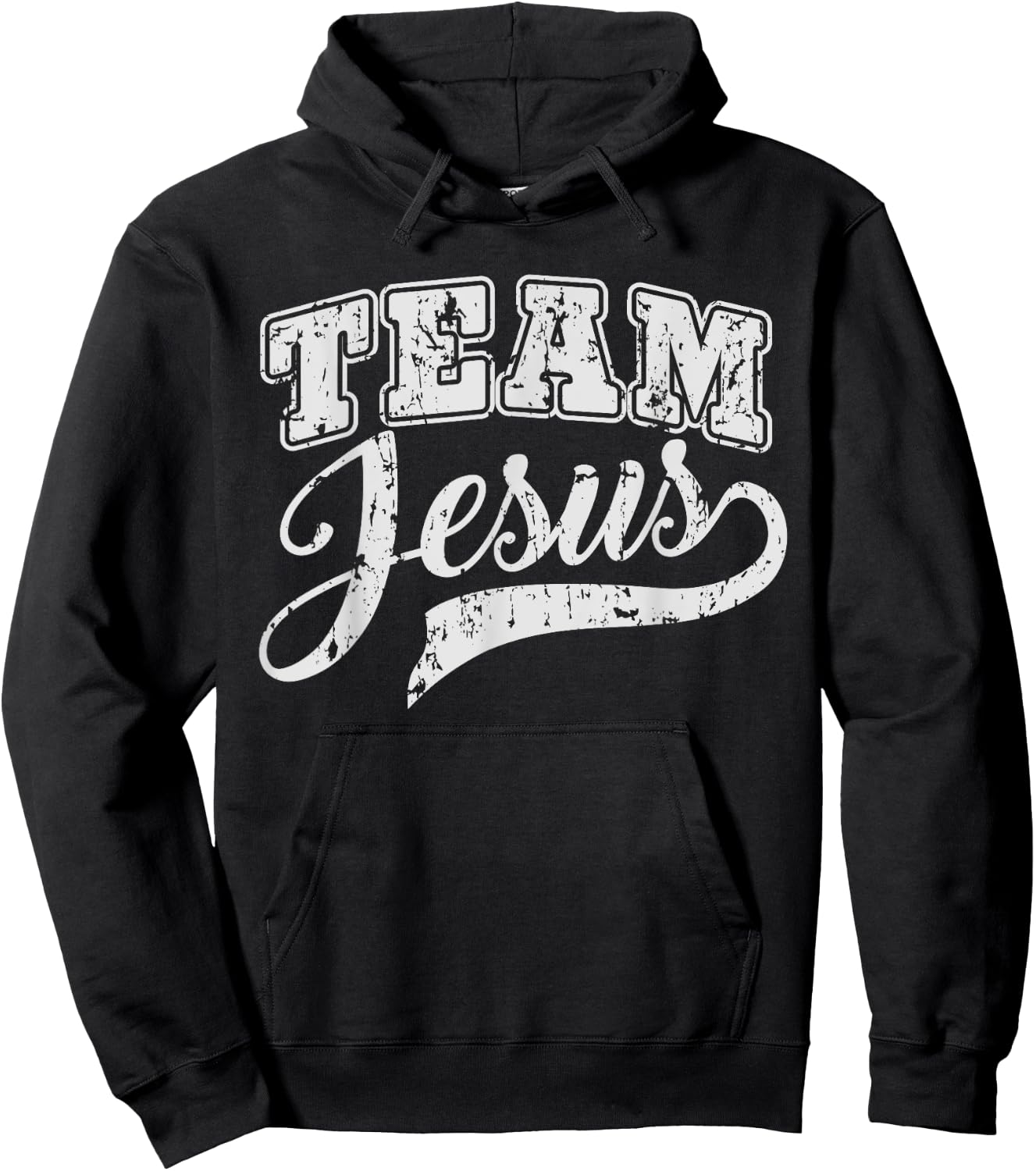 Team Jesus Christian Women Kids Funny T Shirt Hoodie - Hoodie | Black