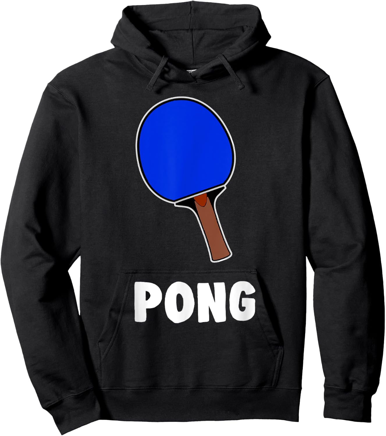 Couple Matching Halloween Costumes Pong Table Tennis Hoodie - Hoodie | Black