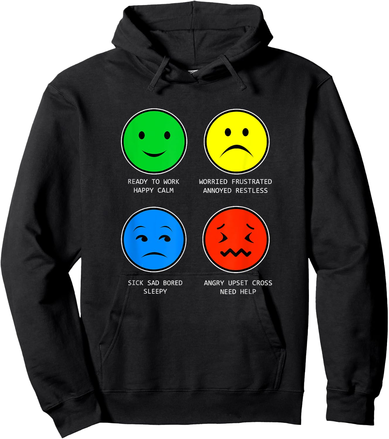 Self Regulation Mood Zone Occupational Therapist Hoodie - Hoodie | Black