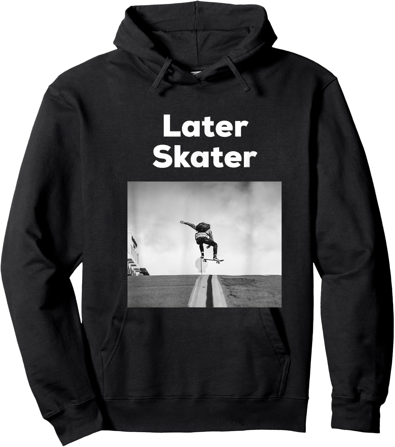 Later Skater Hoodie - Hoodie | Black