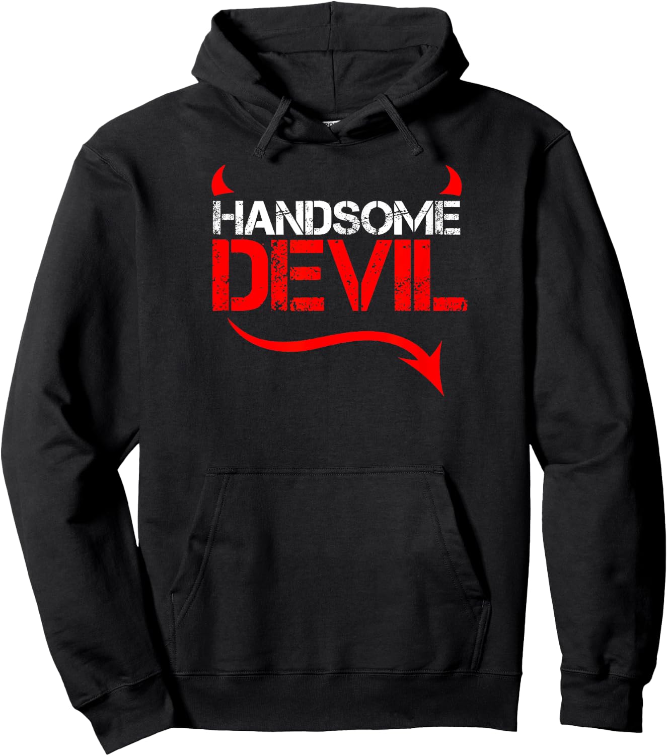 Handsome Devil for Good Looking Husbands Hoodie - Hoodie | Black