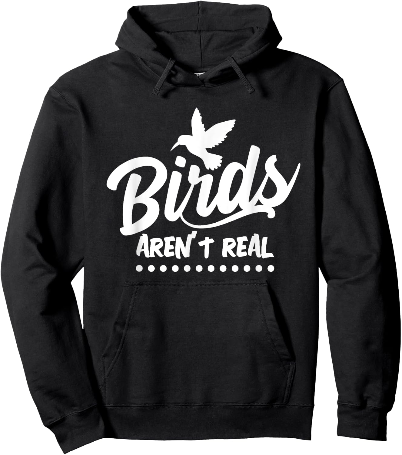 Birds Aren't Real America T Shirt Men Women Hoodie - Hoodie | Black
