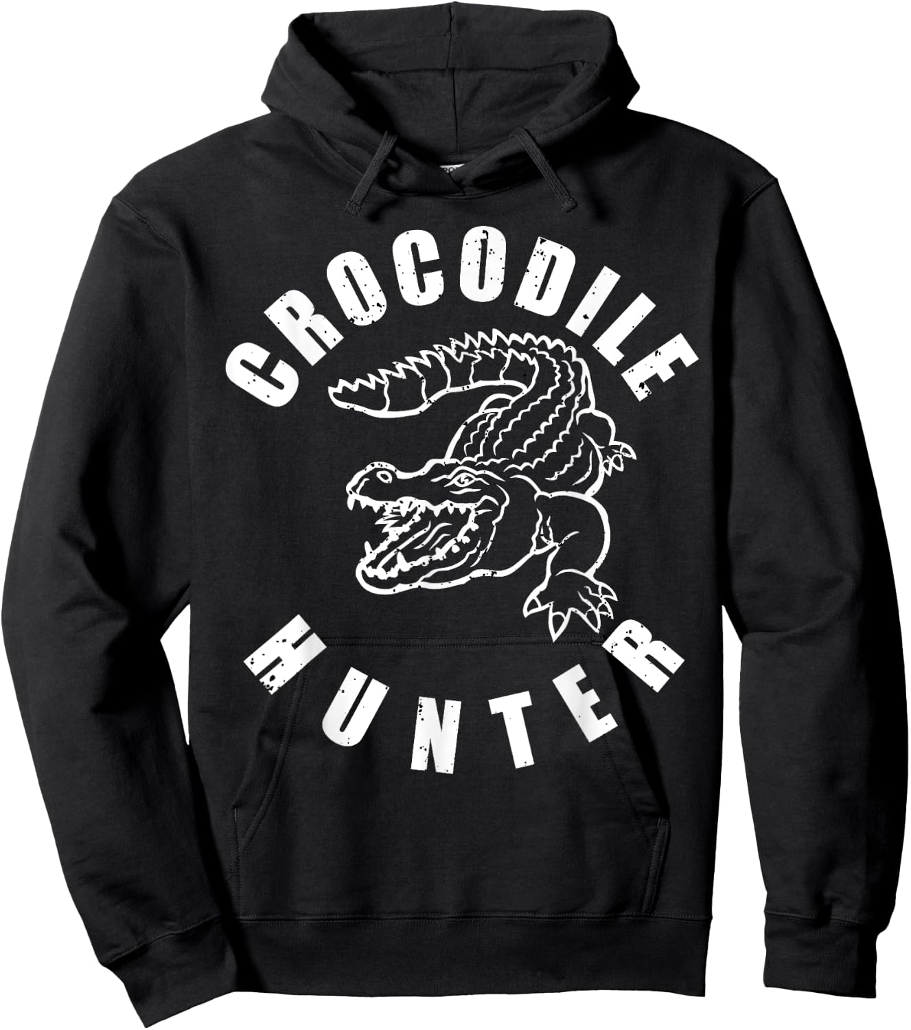 Crocodile Hunter Shirt Reptile Huntsman Hoodie - Hoodie | Black