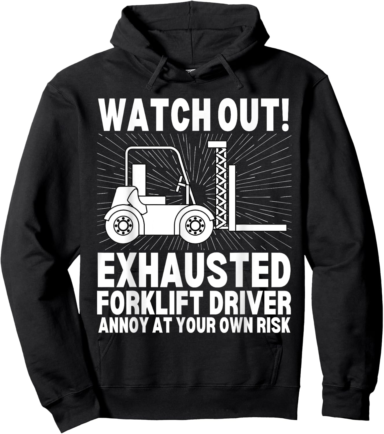 Funny Forklift Operator Certified Forklift Driver Hoodie - Hoodie | Black