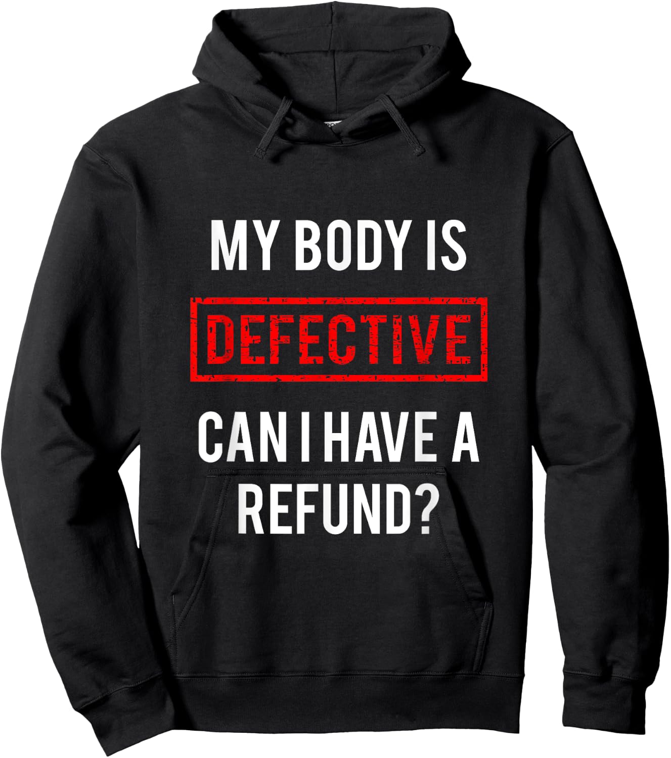 Fibromyalgia Chronic Illness Migraine Shirt Hoodie - Hoodie | Black