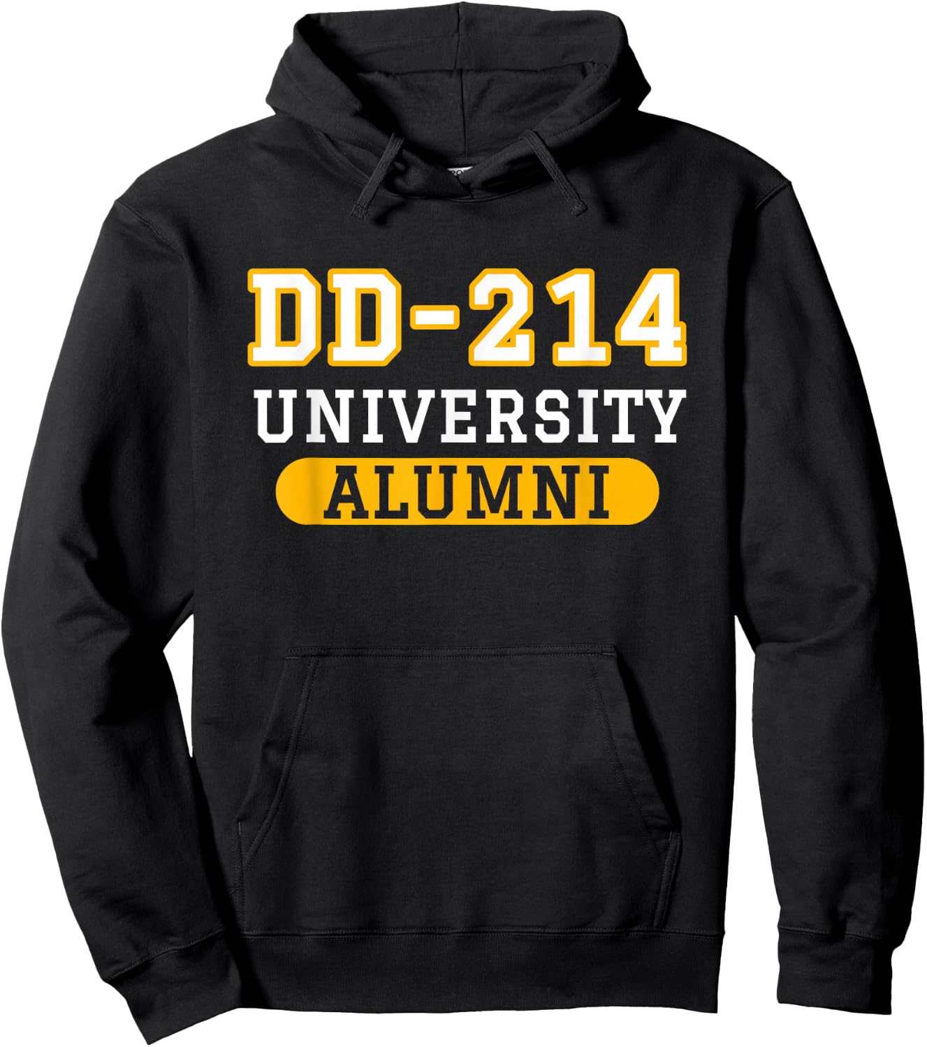 Patriotic DD-214 Alumni Hoodie - Hoodie | Black