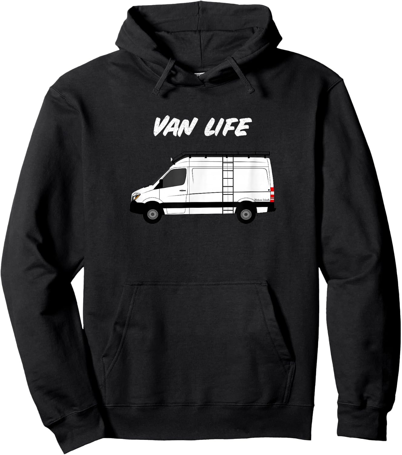 Van Life T Shirt for Nomads and Travelers Hoodie - Hoodie | Black
