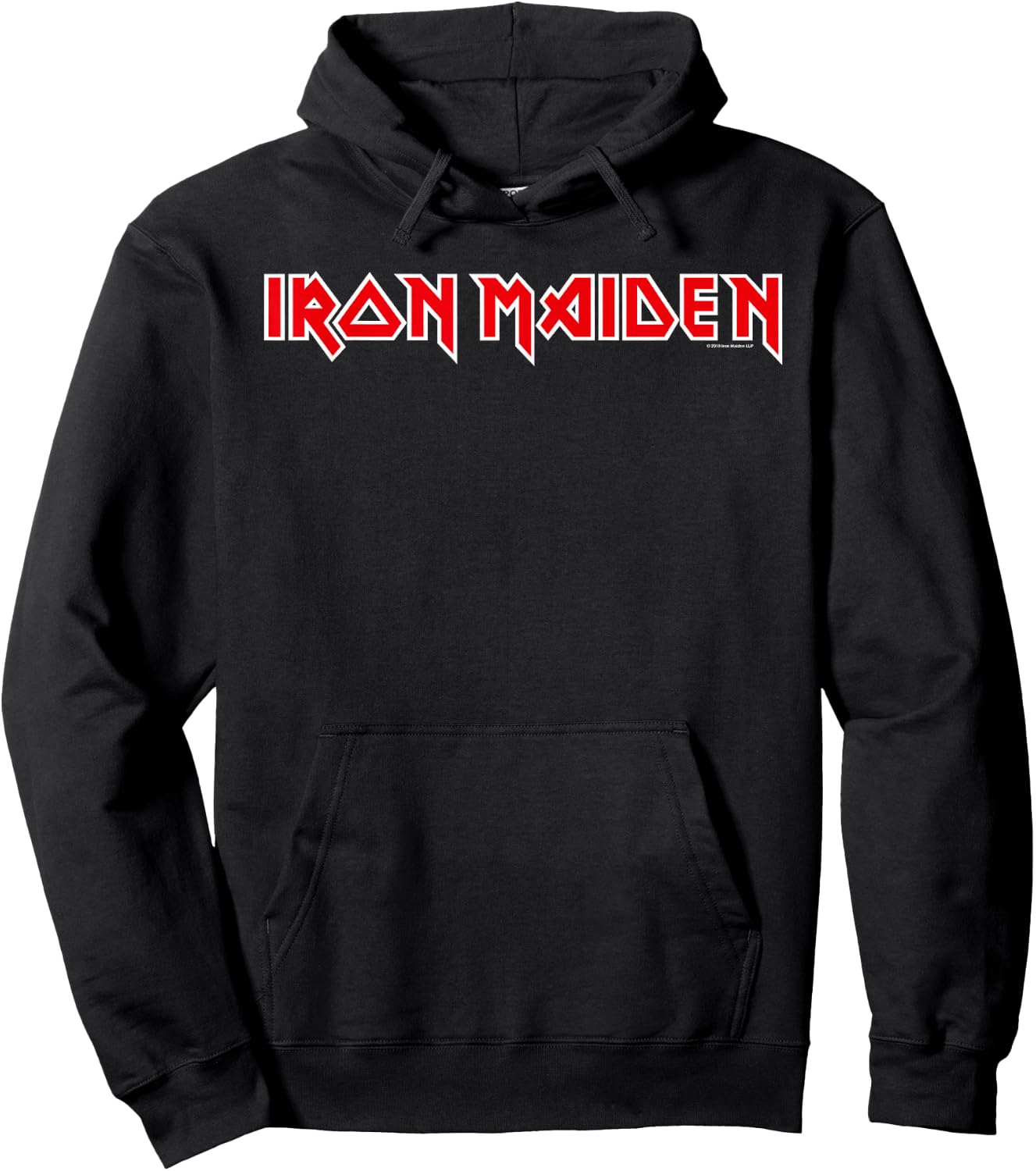 Iron Maiden Classic Logo Hoodie - Hoodie | Black