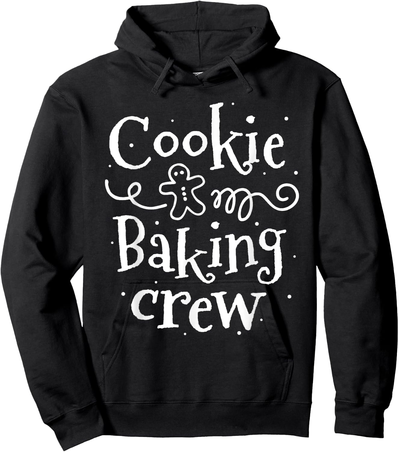 Cookie Baking Crew Baker Bake Kids Women Christmas Baking Hoodie - Hoodie | Black