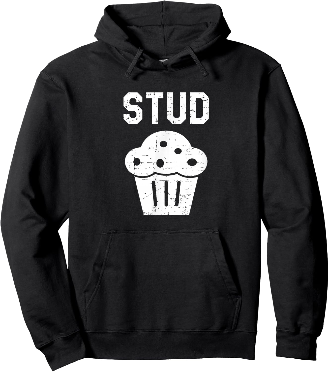 Stud Muffin - Funny Retro Gift Hoodie - Hoodie | Black