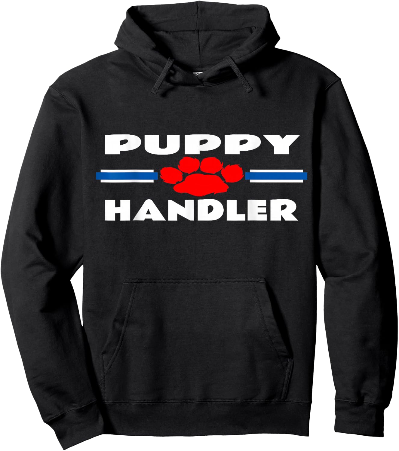 Puppy Handler Pup Play Leather Fetish Gay BDSM Adult Hoodie - Hoodie | Black