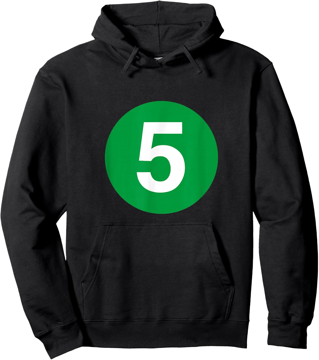 5 Line Hoodie - Hoodie | Black