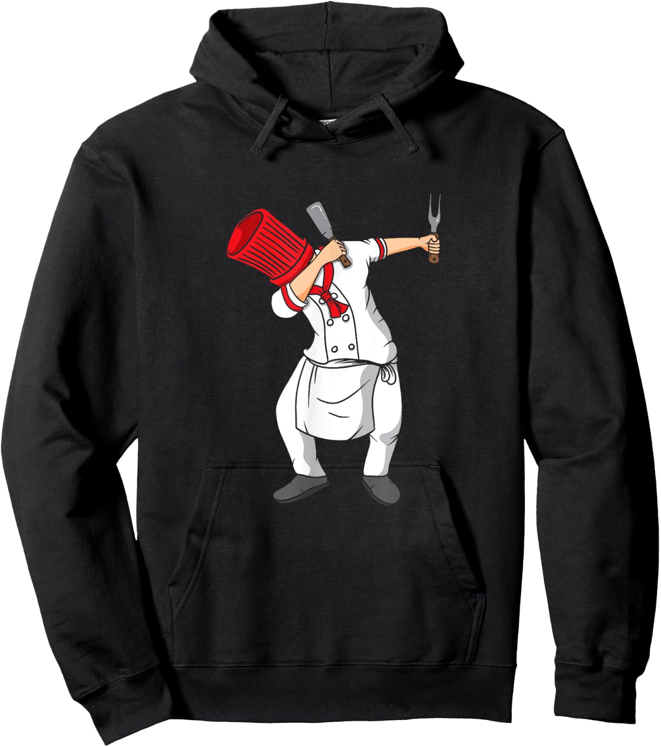 Dabbing Hibachi Chef Funny Hoodie - Hoodie | Black