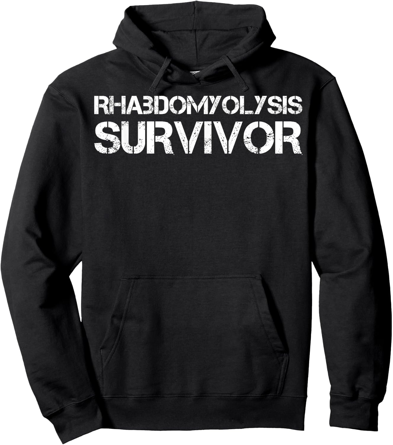 Rhabdomyolysis Survivor Hoodie - Hoodie | Black