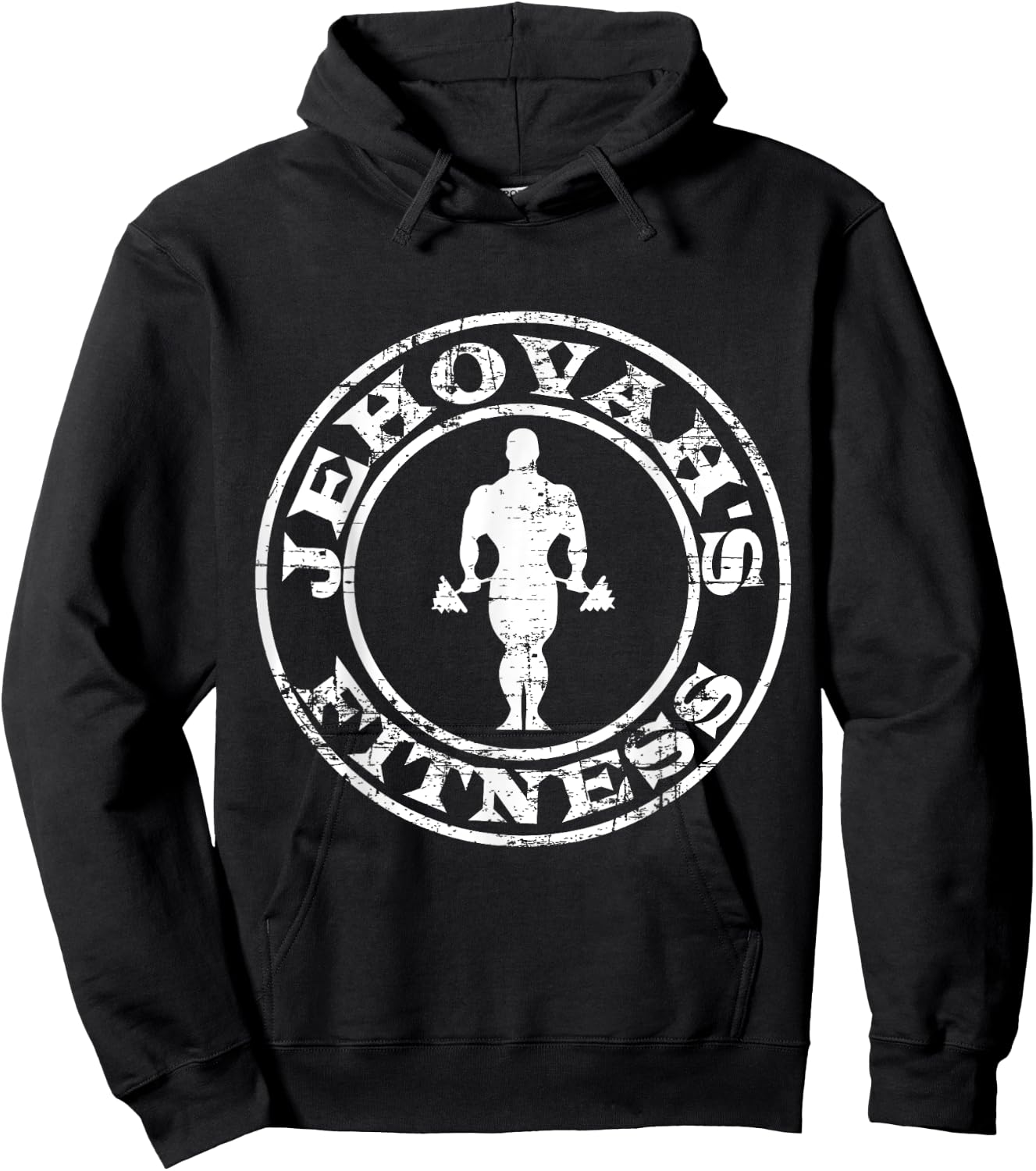 Jehovah's Fitness Gym shirt Hoodie - Hoodie | Black