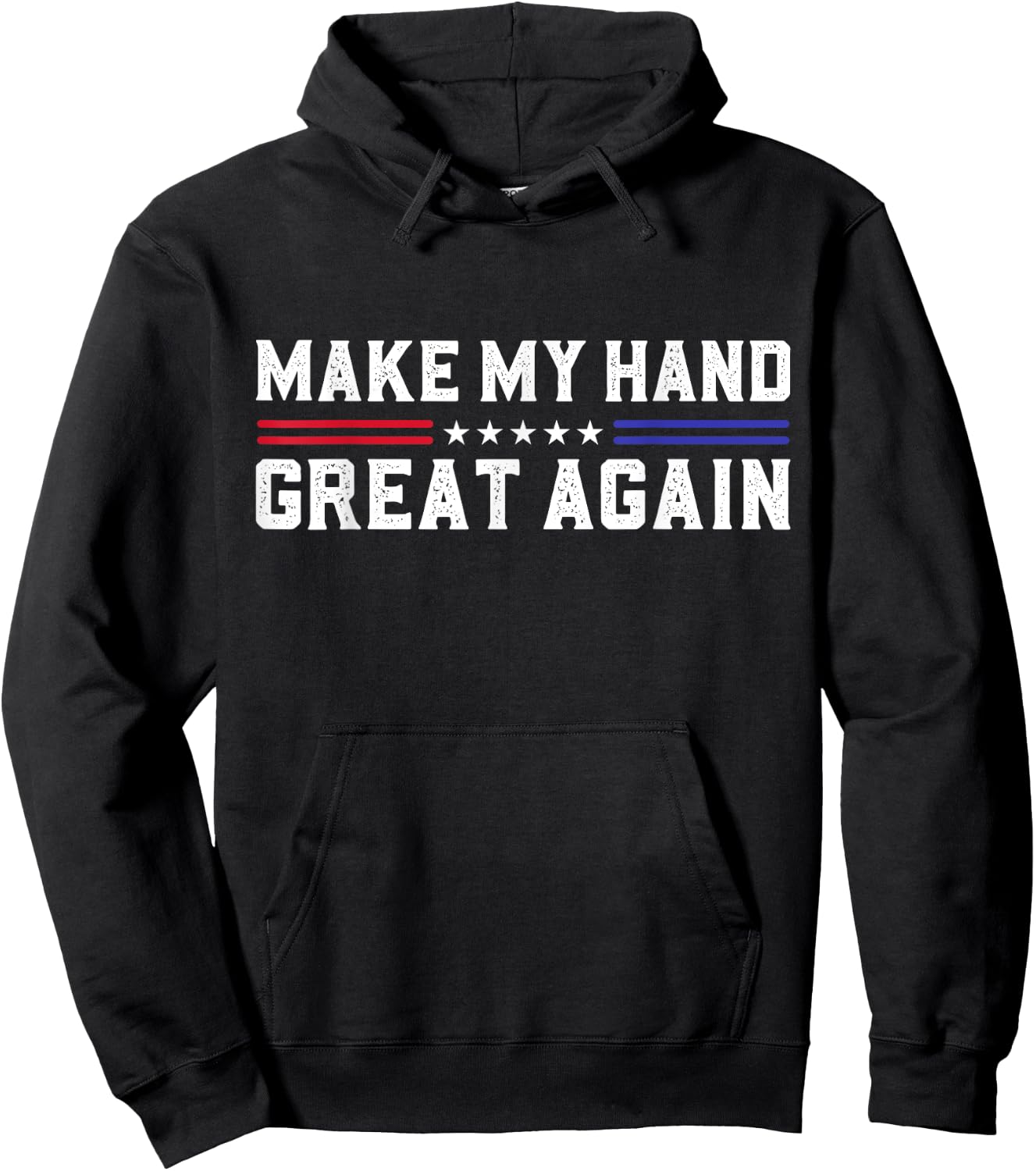 Make My Hand Great Again Post Broken Hand Surgery Recovery Hoodie - Hoodie | Black