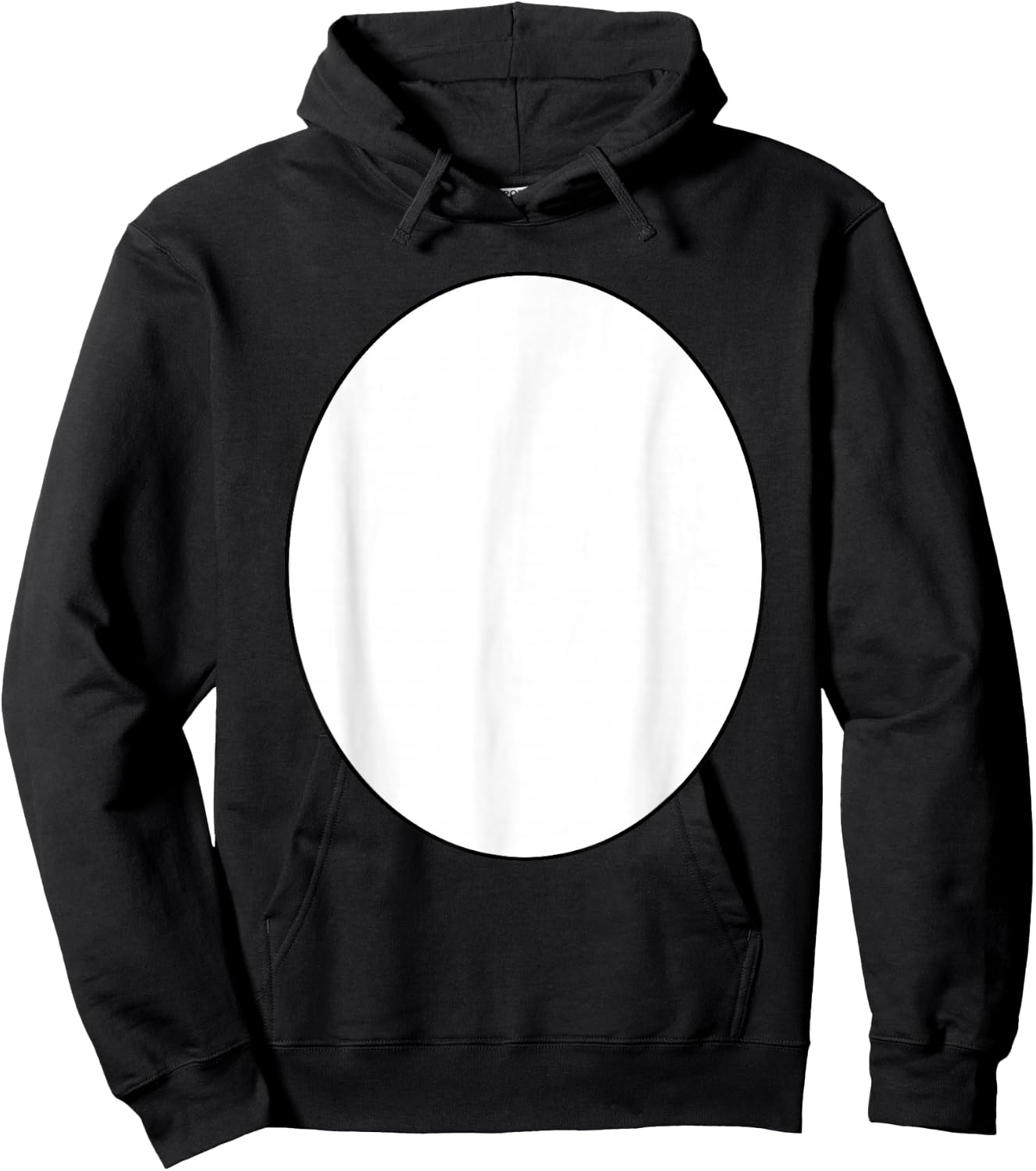 Panda Bear Belly To Go With Panda Costume Hoodie - Hoodie | Black