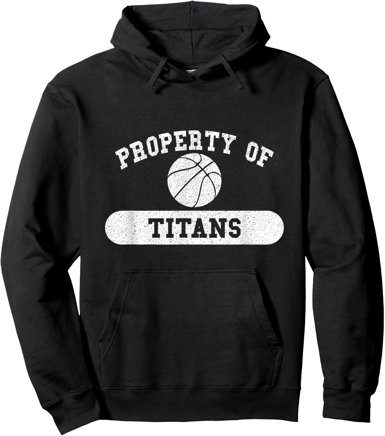 Property of Titans Basketball Hoodie - Hoodie | Black