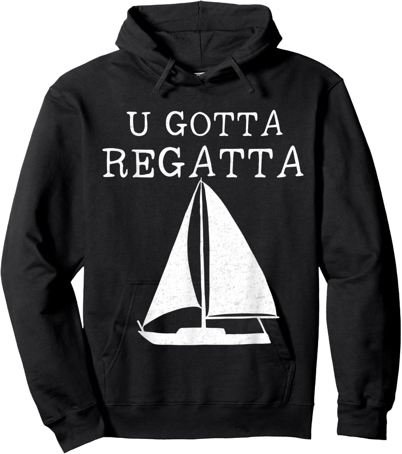 Sailing Nautical Sail Regatta Hoodie - Hoodie | Black