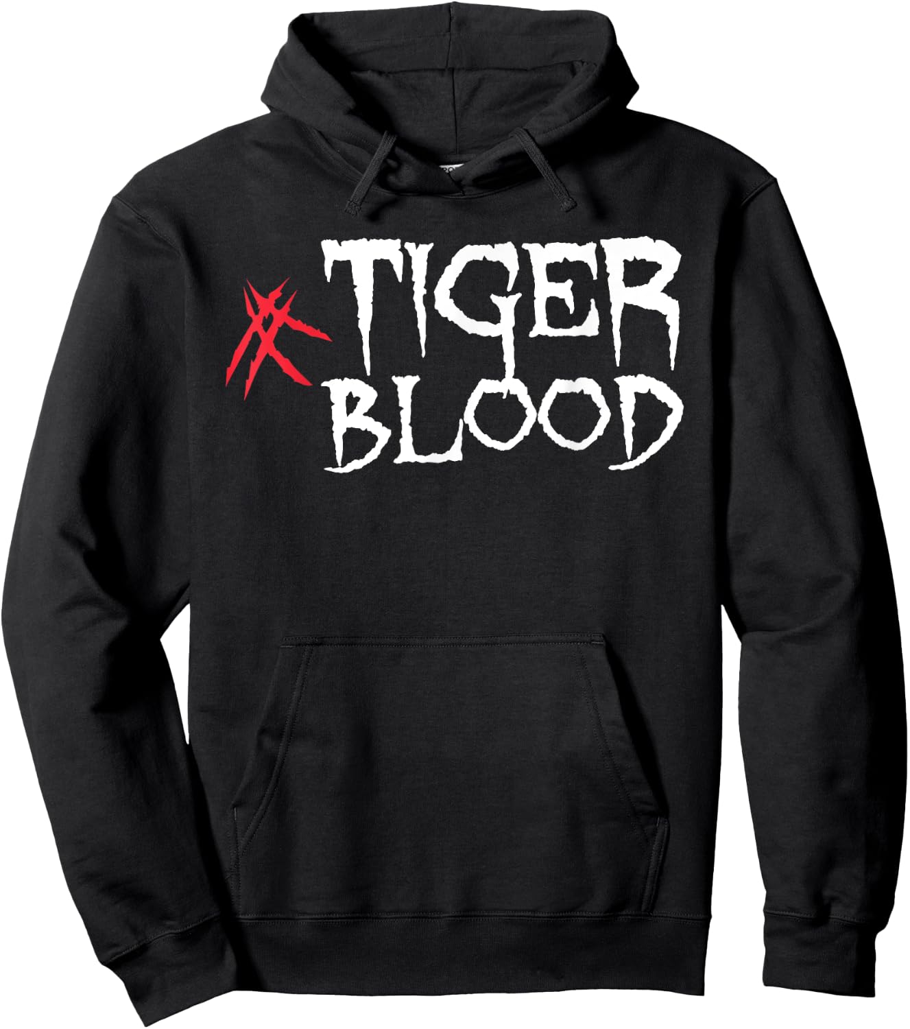 Cool Tiger Blood Scars Tiger Lover Gift Hoodie - Hoodie | Black