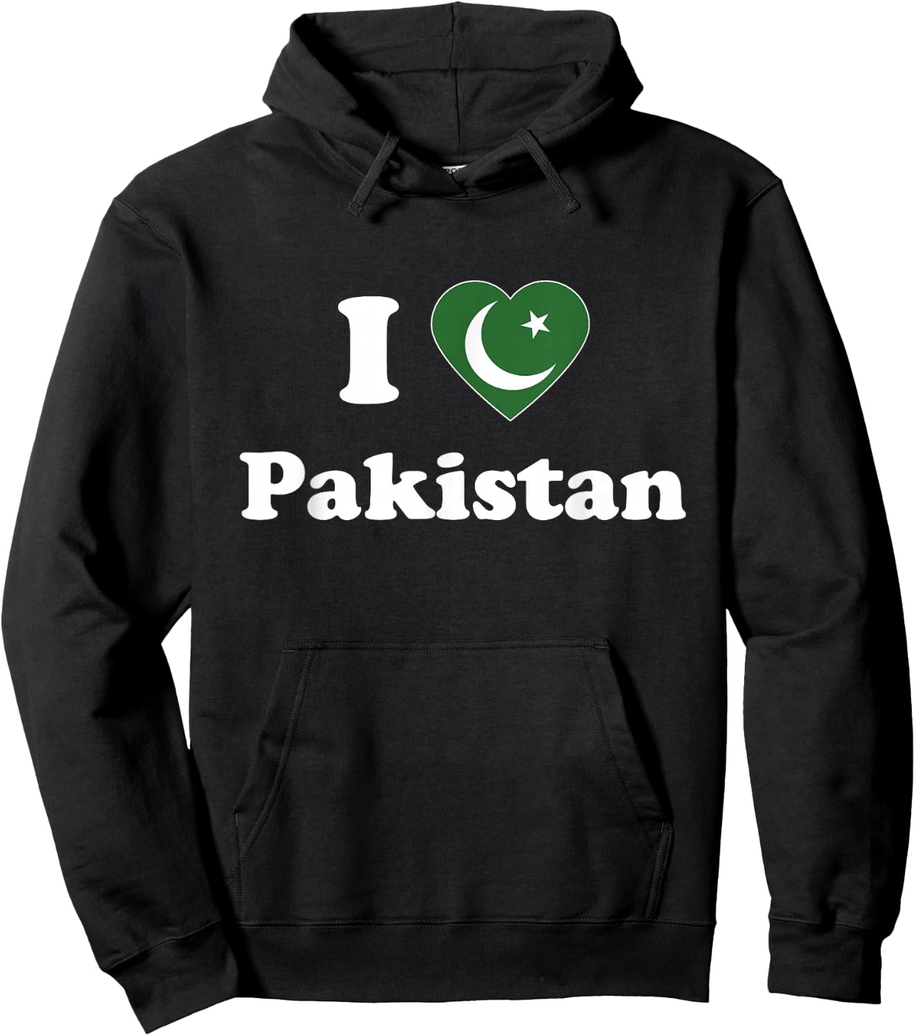 I Love Pakistan I Heart Pakistan Pakistani Hoodie - Hoodie | Black