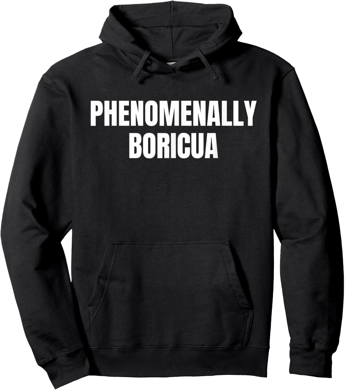 Phenomenally Boricua Latin Hoodie - Hoodie | Black