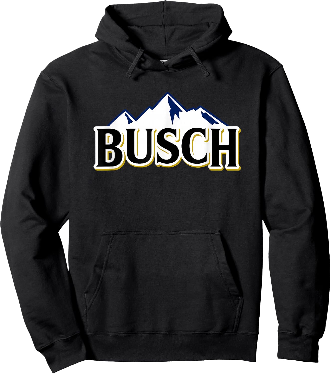 Busch Beer Mountains Logo Hoodie - Hoodie | Black