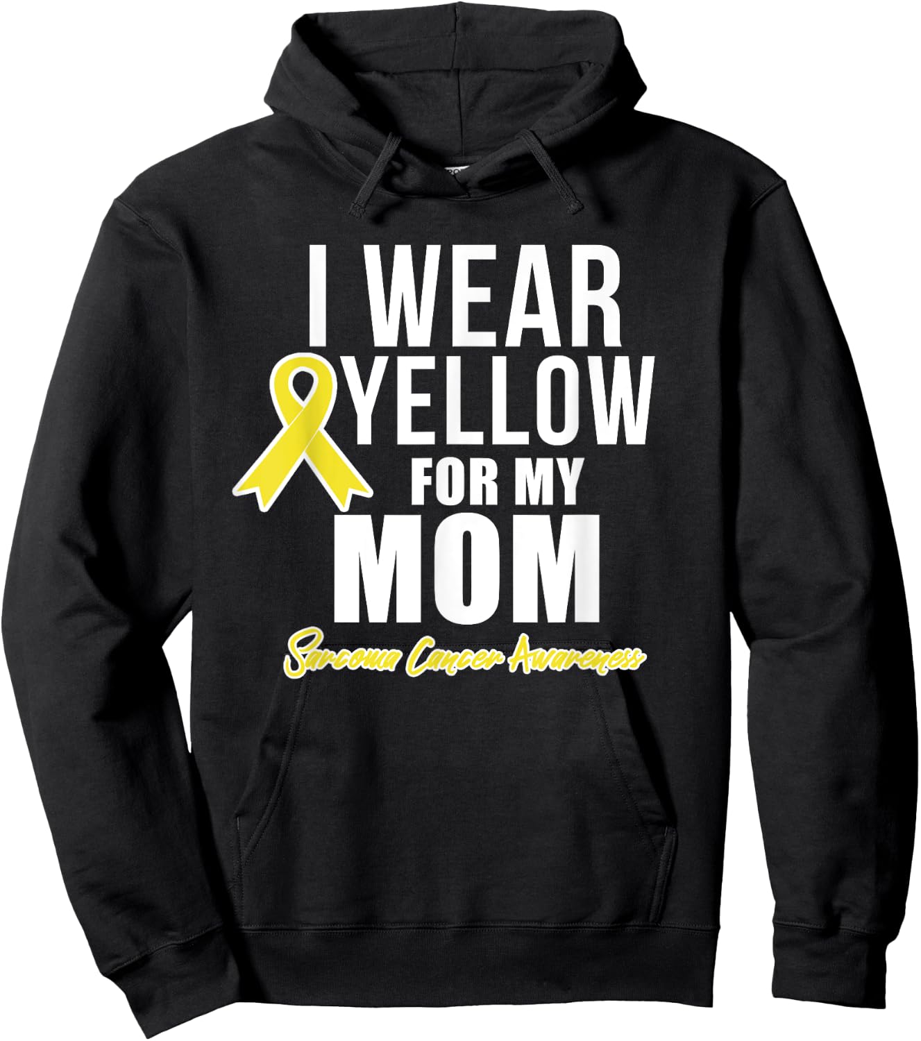 Sarcoma Cancer Shirt for mom Sarcoma Awareness Products Hoodie - Hoodie | Black