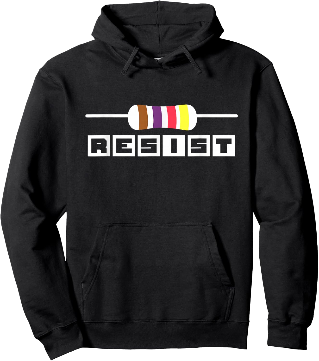 Electronics Component Resistor Electrician Hoodie - Hoodie | Black
