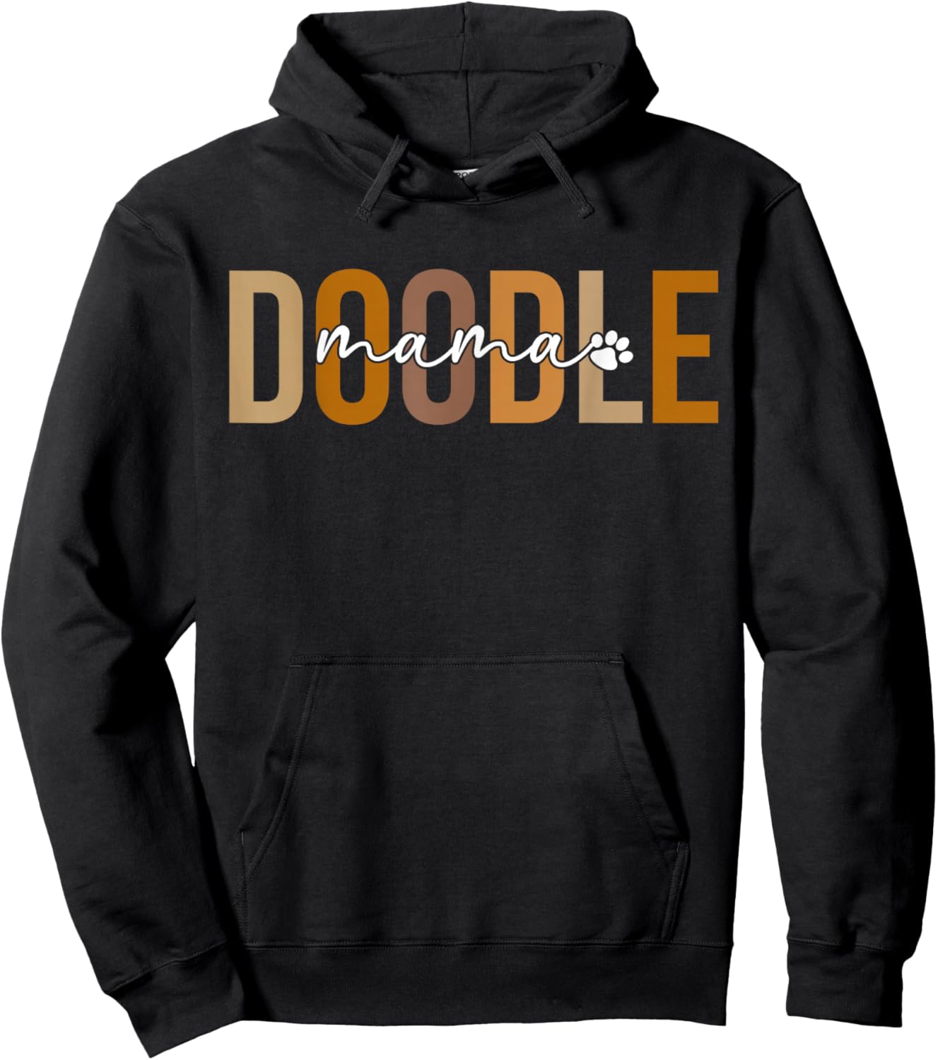 Doodle Mama Boho Doodle Owner Doodle Lover Goldendoodle Mom Hoodie - Hoodie | Black