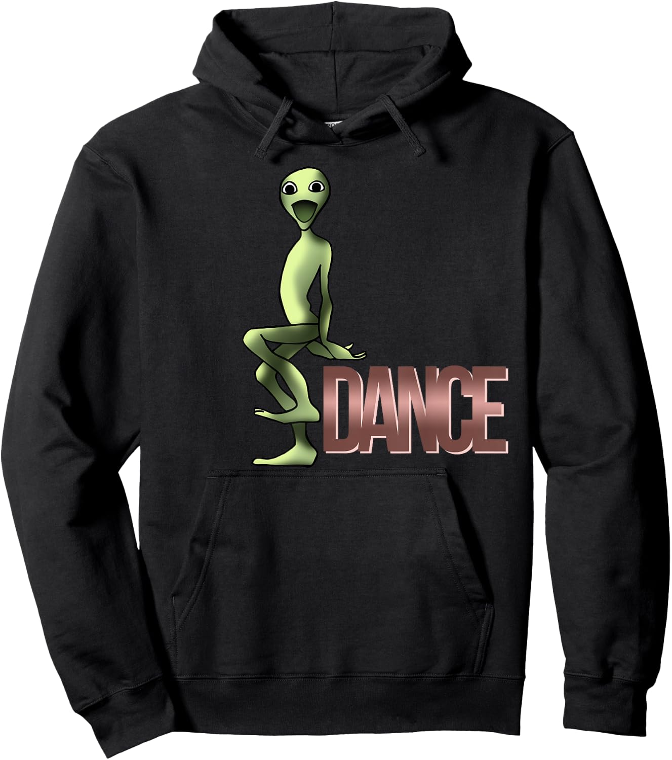 Funny Alien Dance green Frog Shirt Gift Cosita Shirts Hoodie - Hoodie | Black