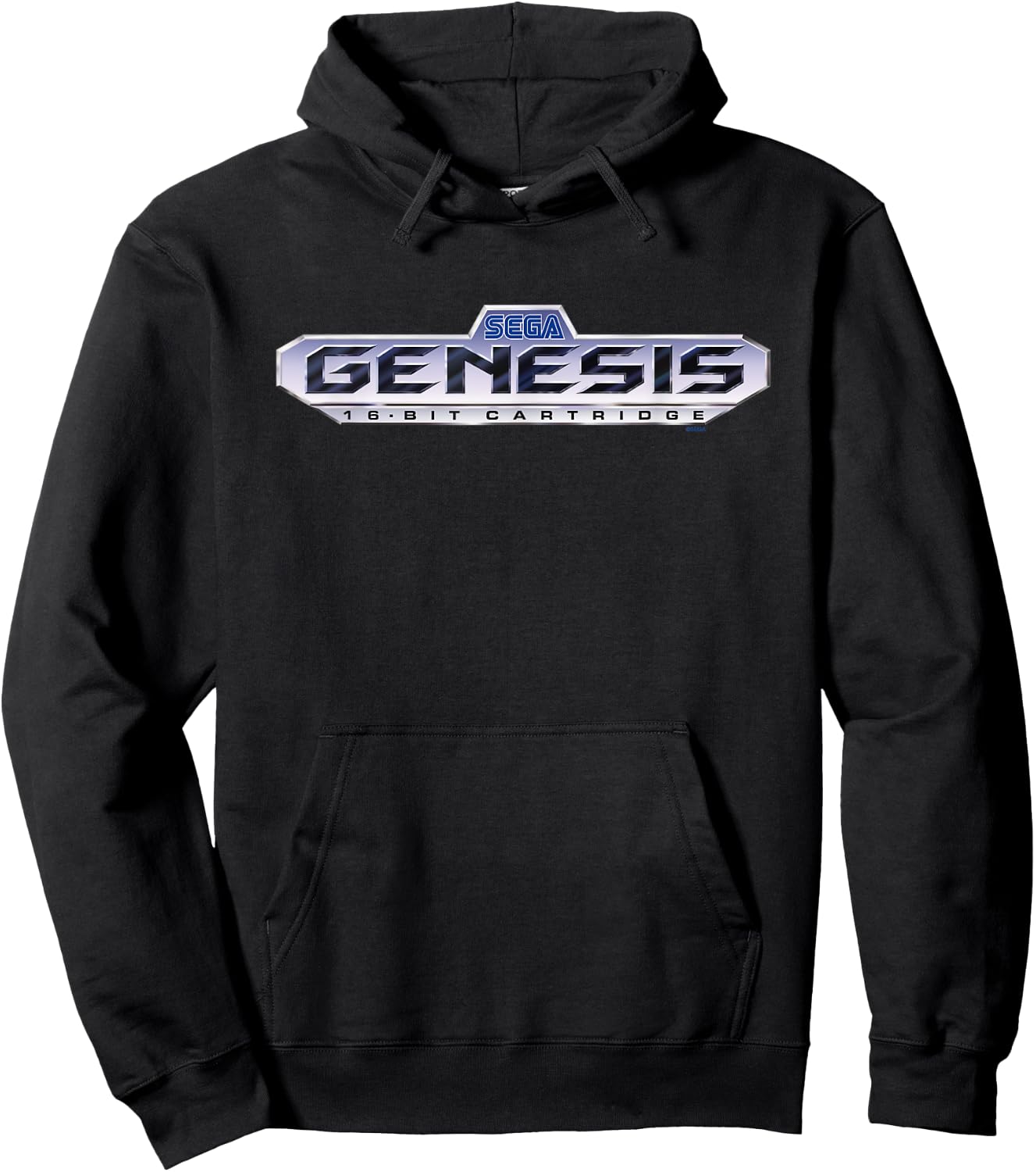 SEGA Genesis logo video game Hoodie - Hoodie | Black