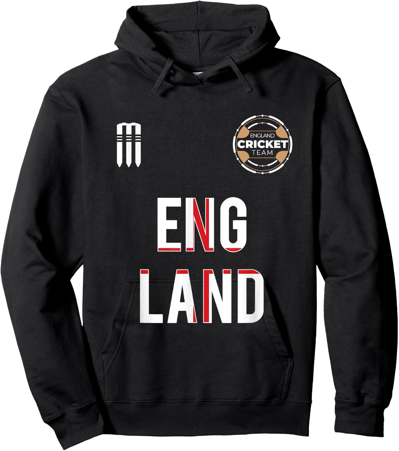 England Cricket Jersey : Gift National Fans English Cricket Hoodie - Hoodie | Black
