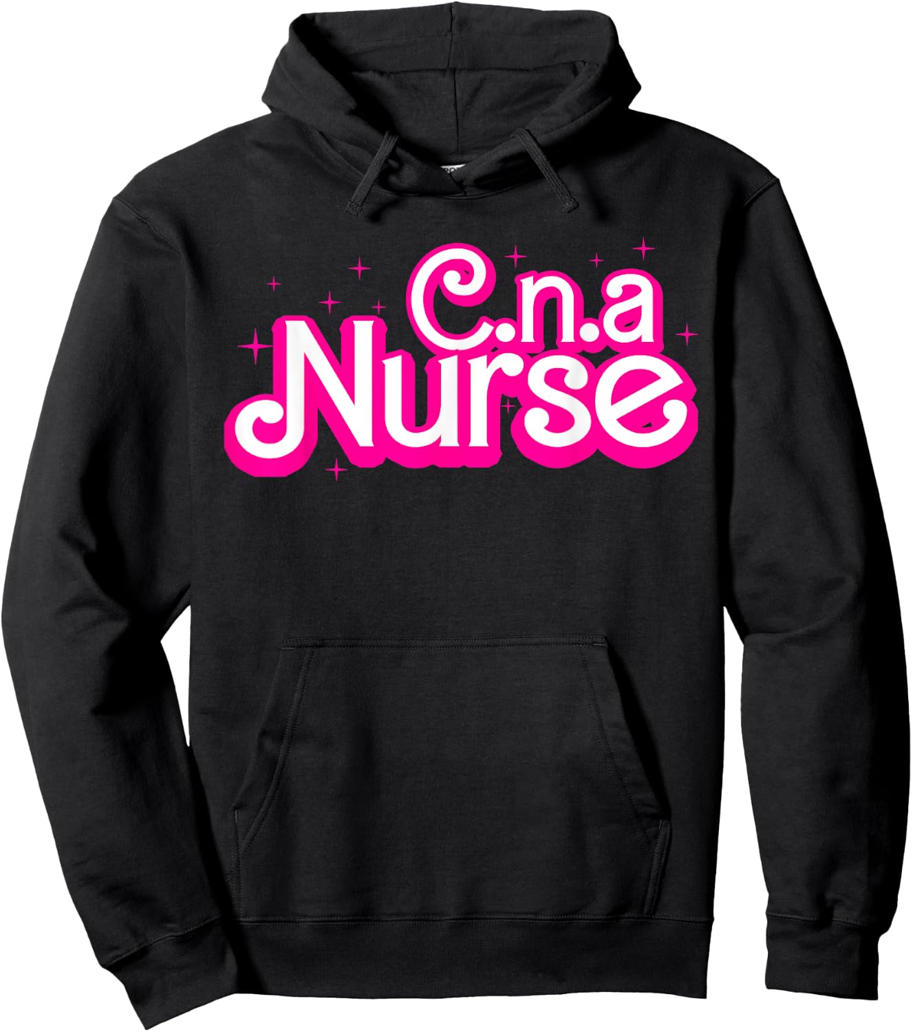 CNA Nurse Certificated Nursing Assistant CNA RN Black Women's Christmas Nursing , Small, Short Sleeve Hoodie - Hoodie | Black