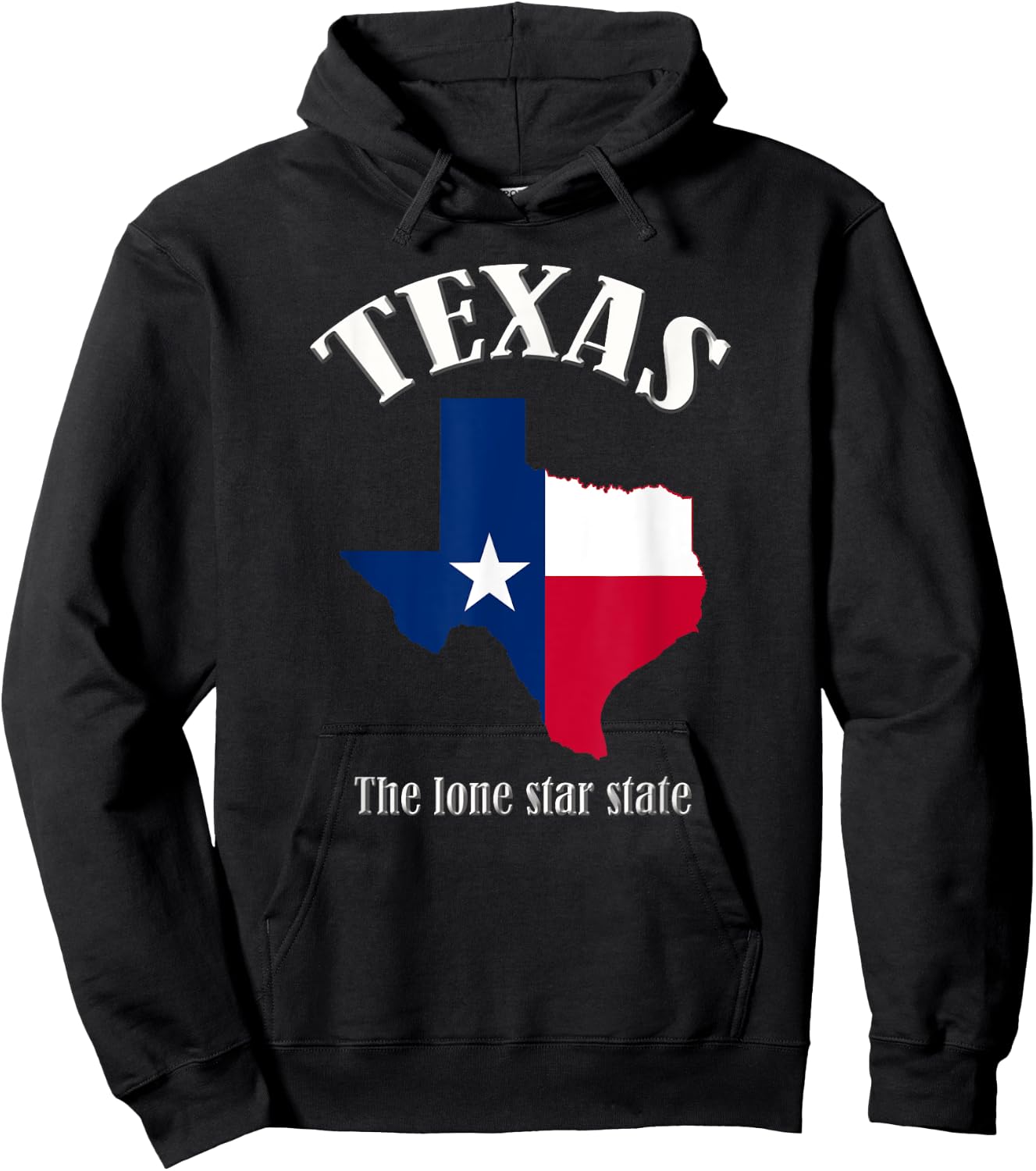 Texas The Lone Star State Hoodie - Hoodie | Black