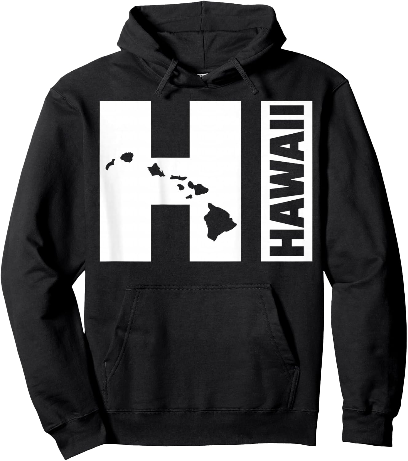 Vintage Hawaiian Islands Hawaii Aloha State Hoodie - Hoodie | Black