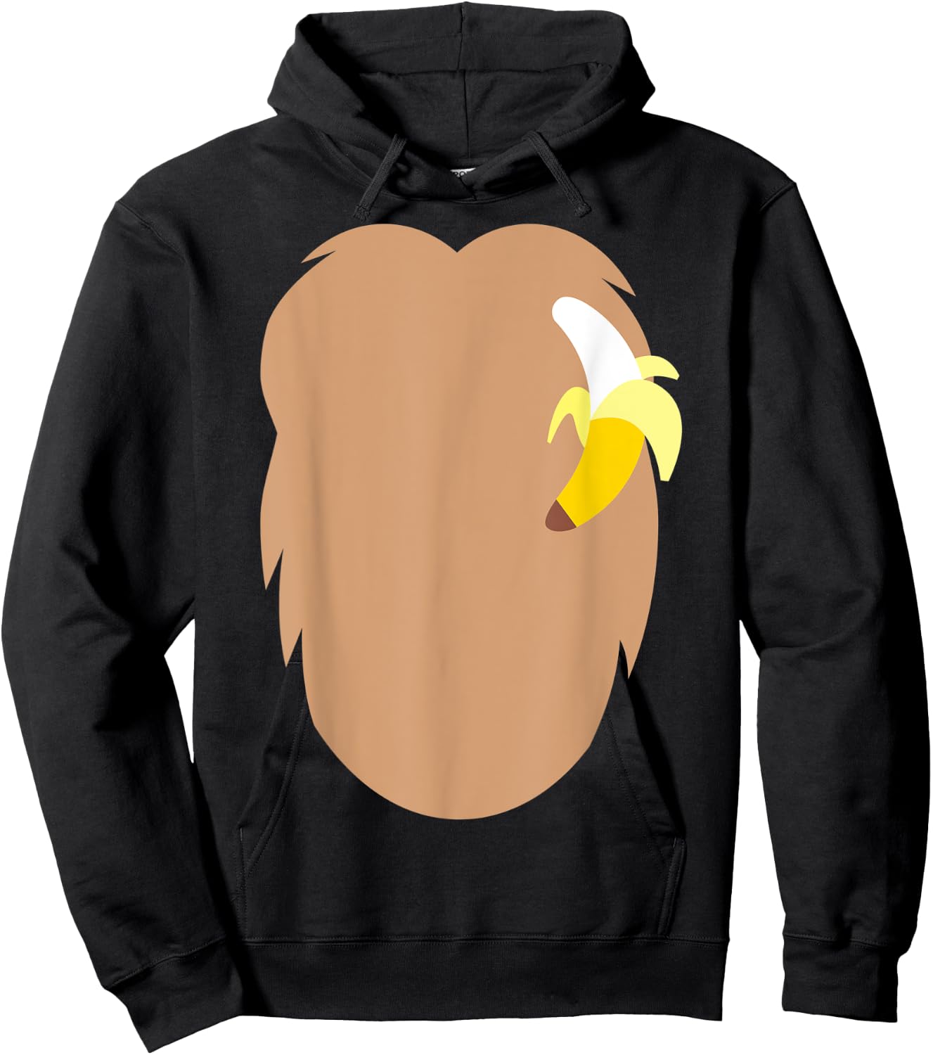 Monkey Gorilla Animal Halloween DIY Costume Funny Shirt Hoodie - Hoodie | Black