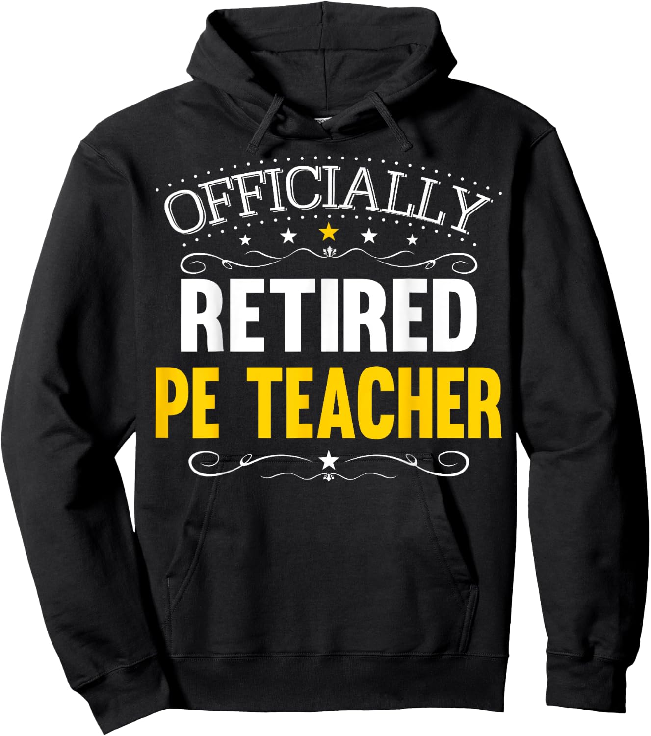 Retirement Gift PE Teachers - Retired PE Teacher Hoodie - Hoodie | Black