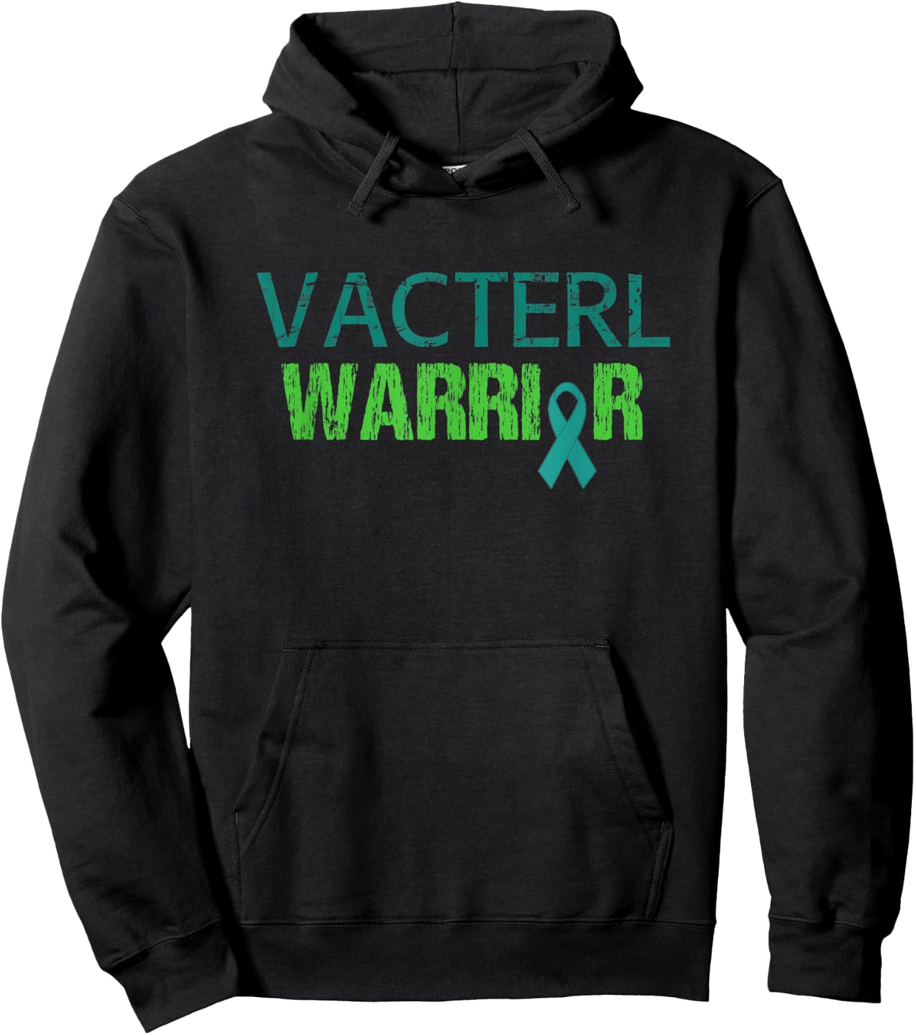 VACTERL Warrior Ribbon Awareness Support Hoodie - Hoodie | Black