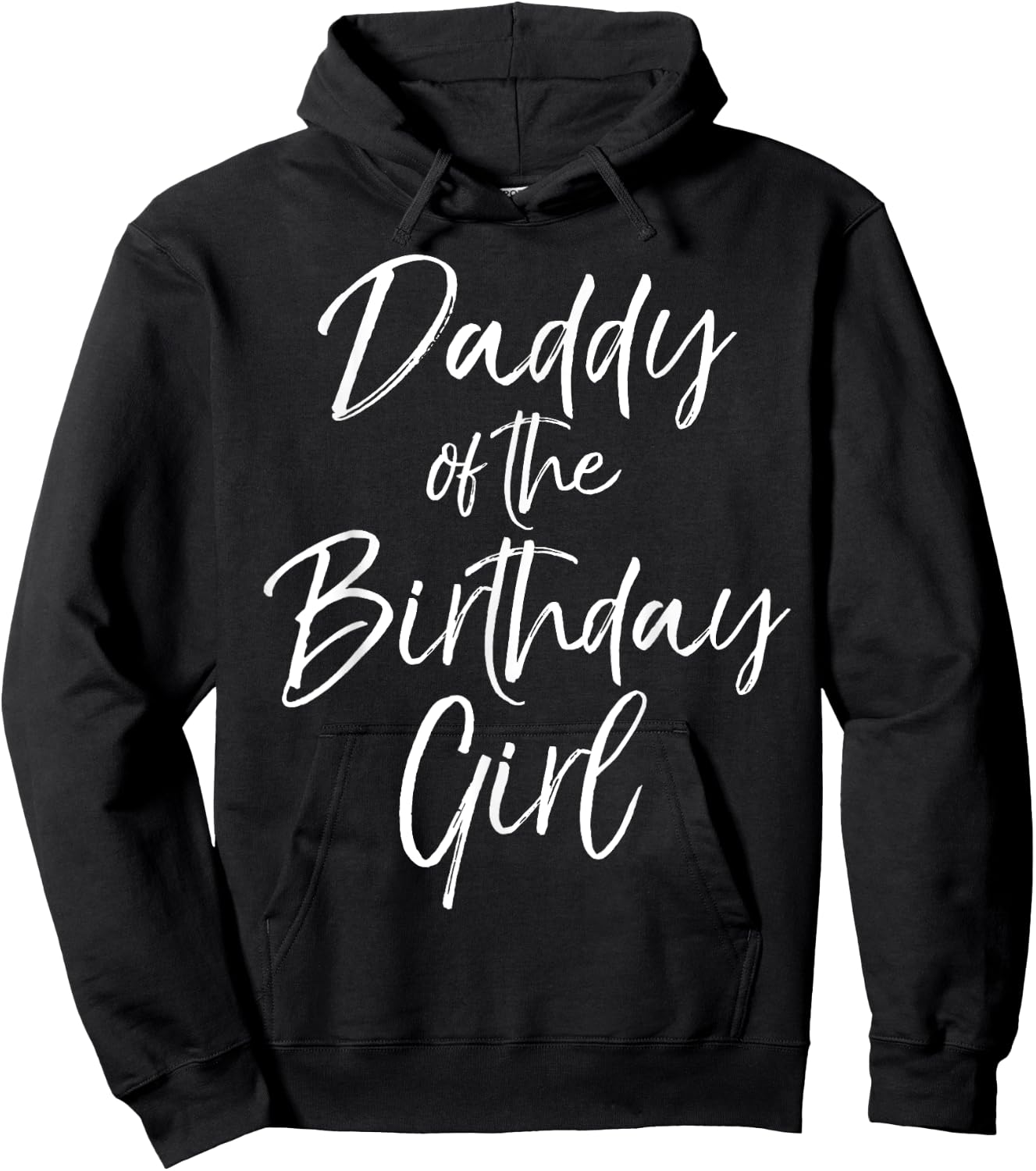 Daddy of the Birthday Girl Shirt Father Dad Party Hoodie - Hoodie | Black