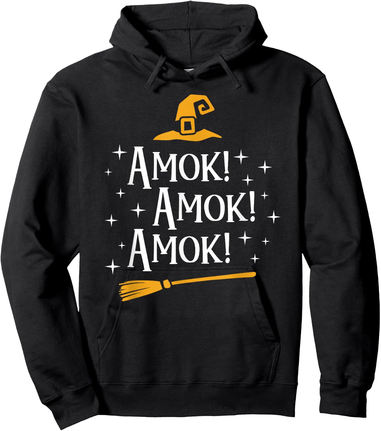 Amok Amok Amok T Shirt Cute Costume Idea Sisters Halloween Hoodie - Hoodie | Black
