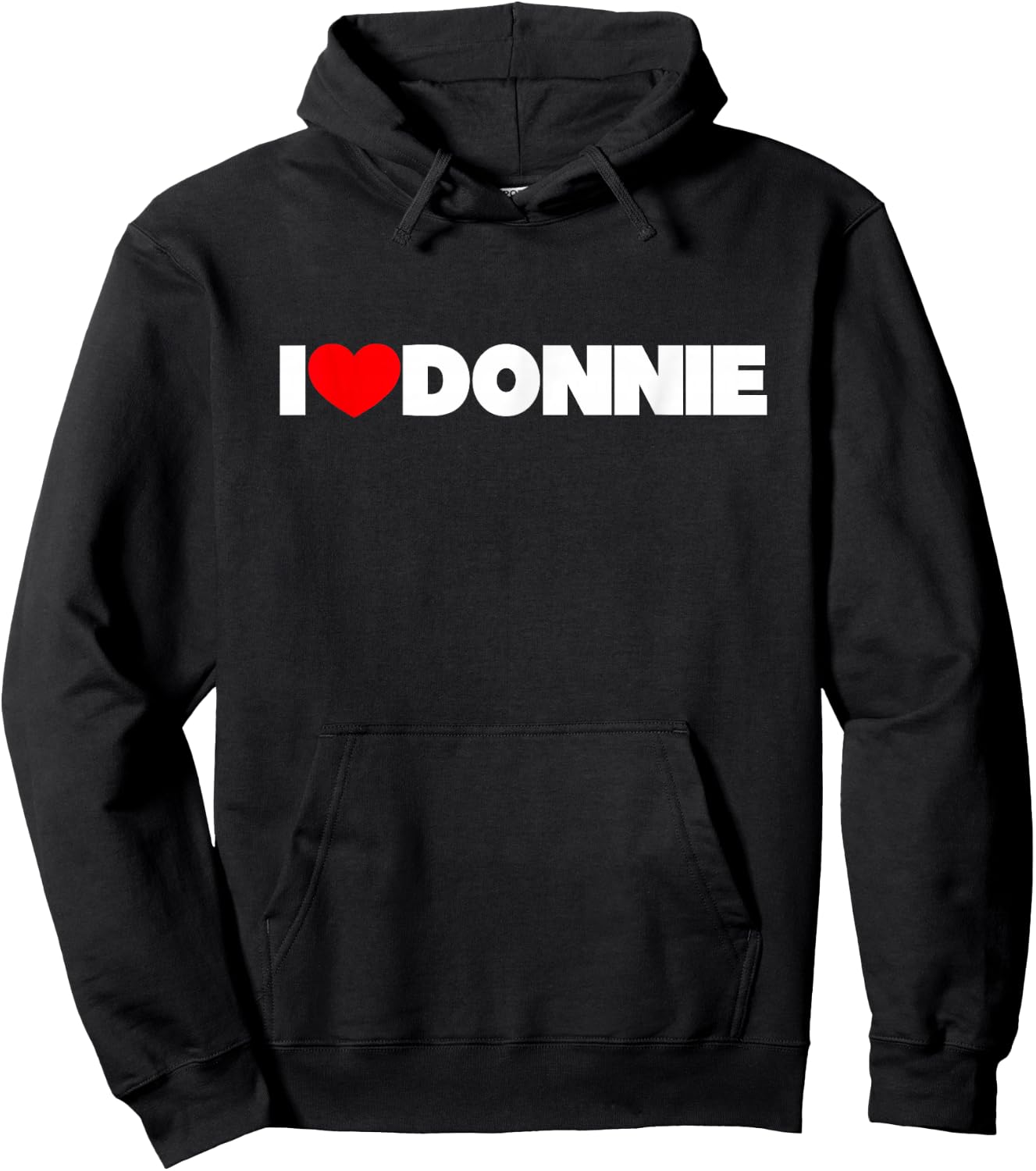 I Love (Heart) Donnie Hoodie - Hoodie | Black