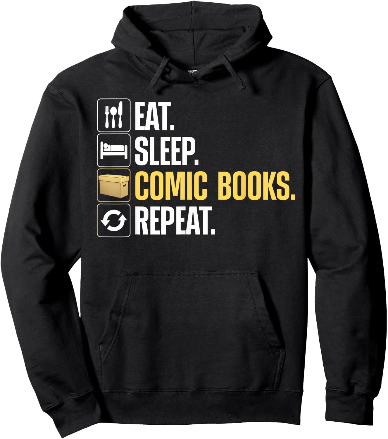 Cool Comic Books Art Women Comic Book Lover Comics Hoodie - Hoodie | Black
